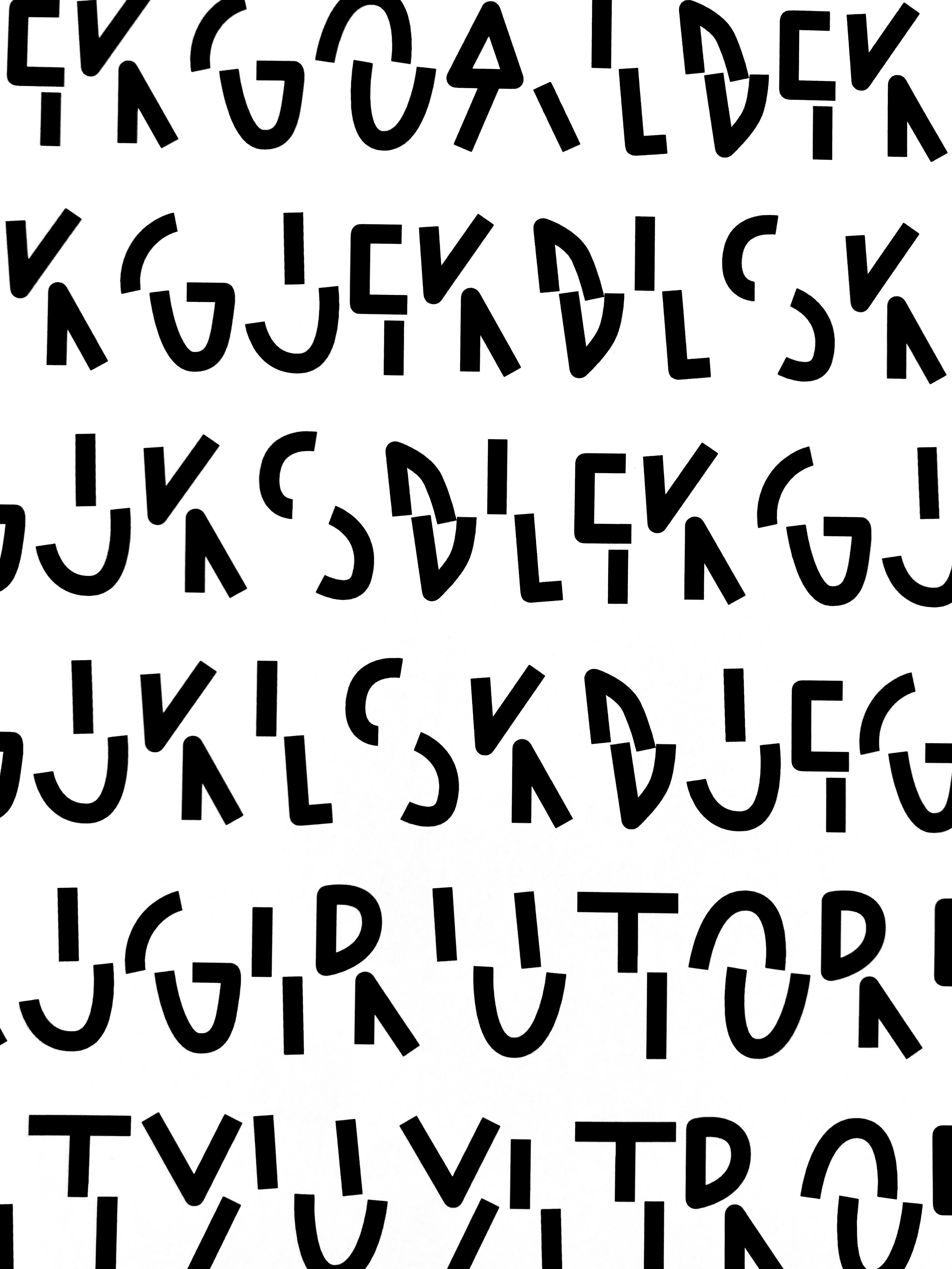 Broken font