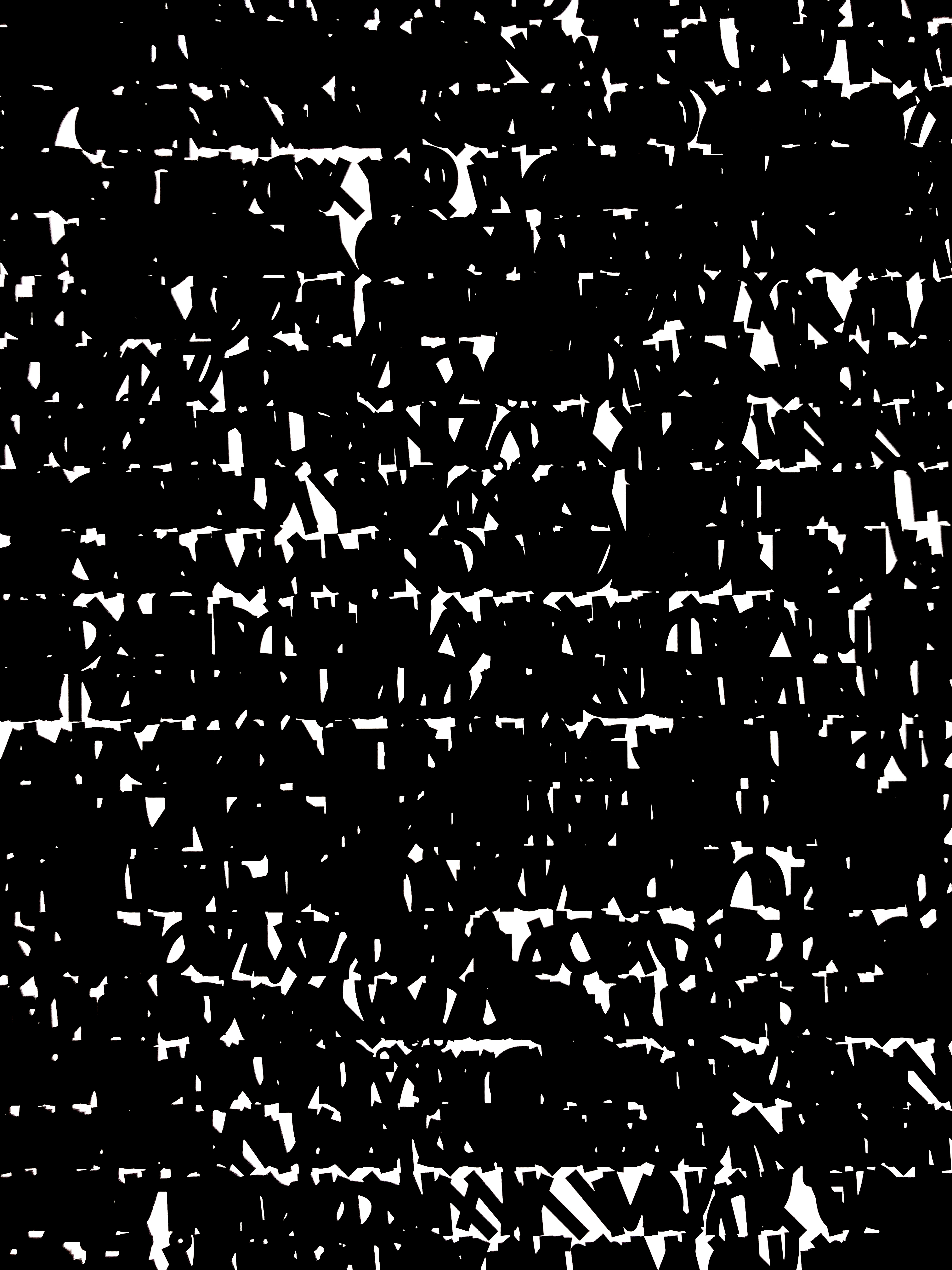 Broken font
