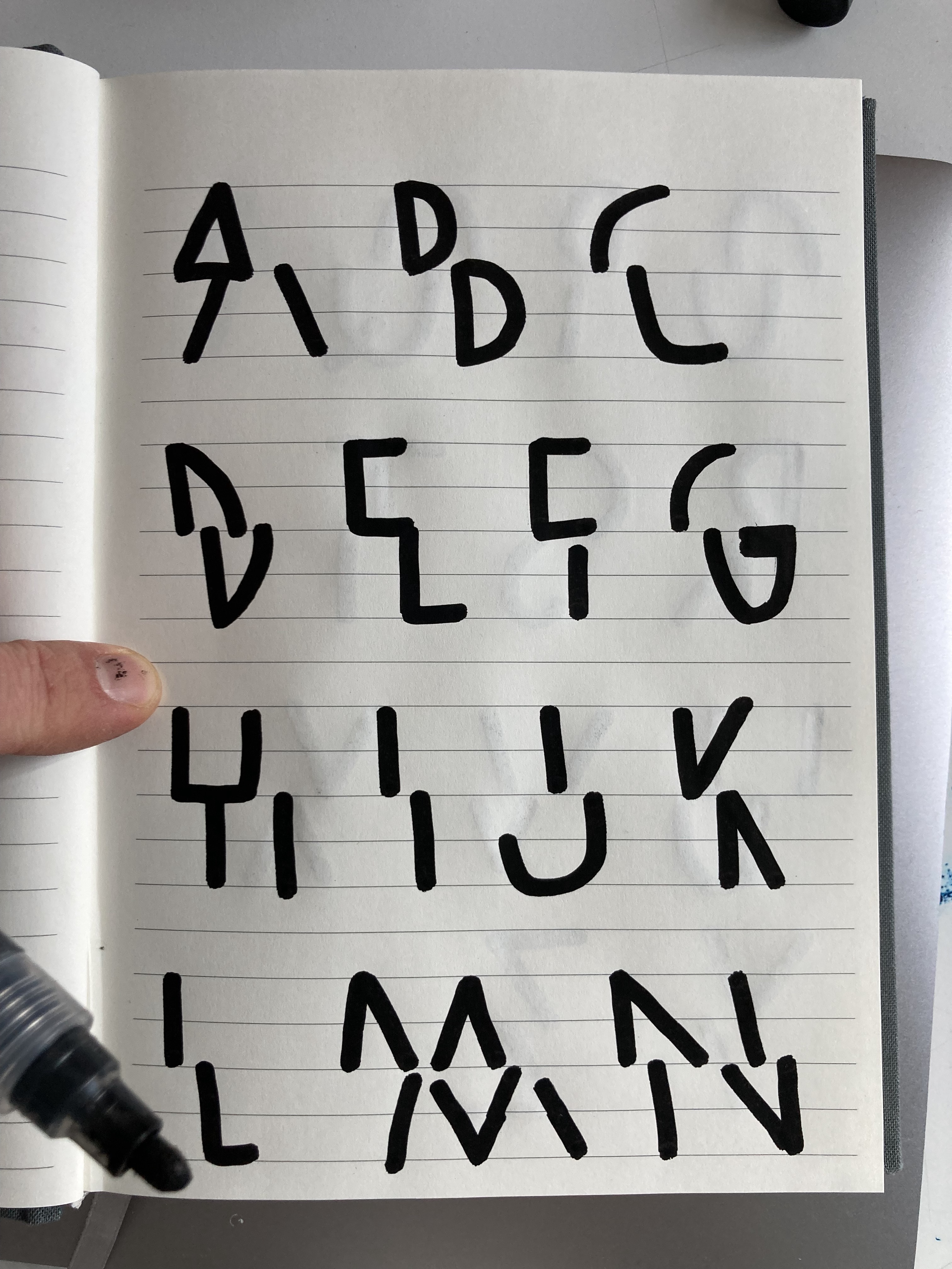 Broken font