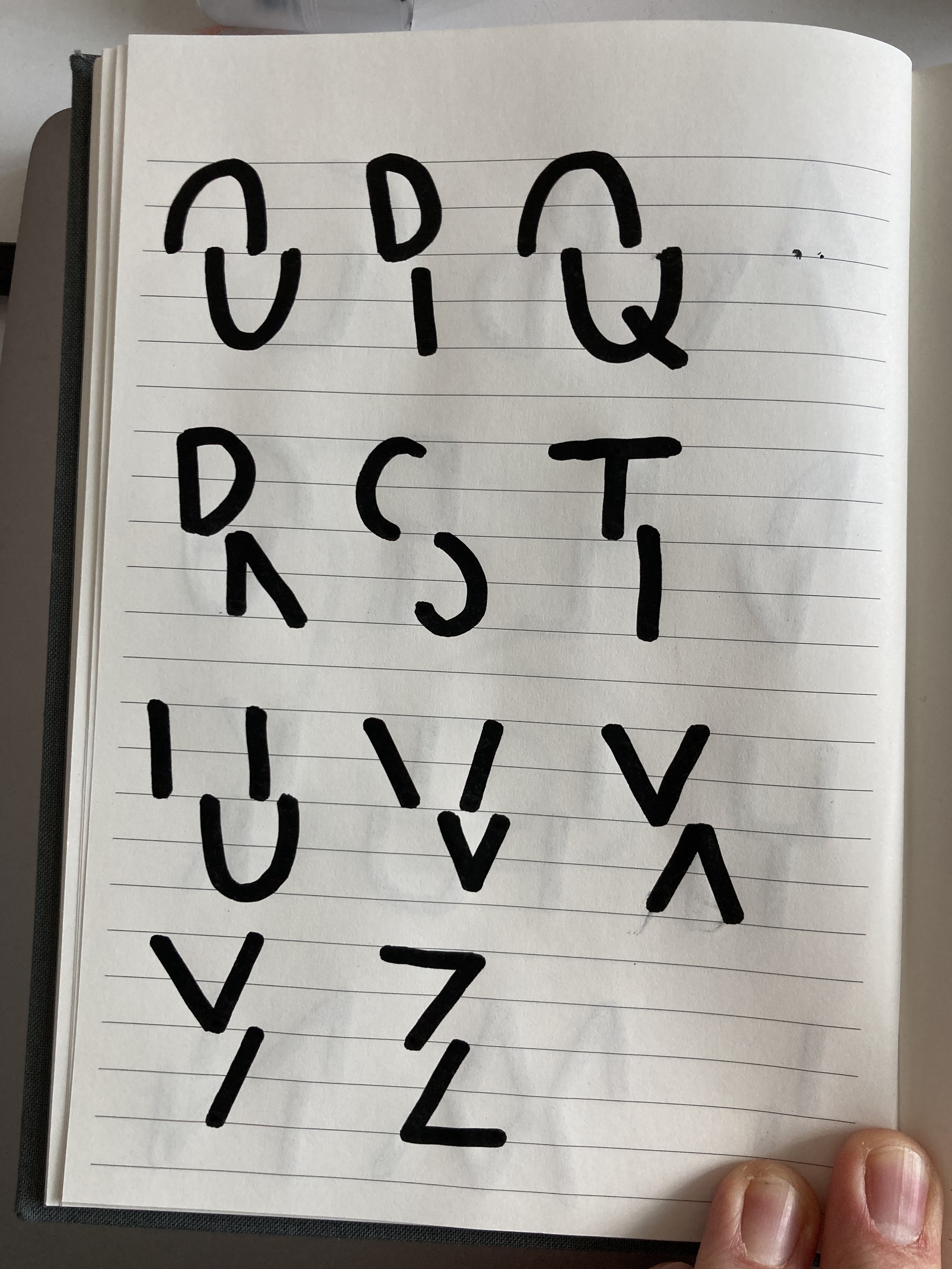 Broken font