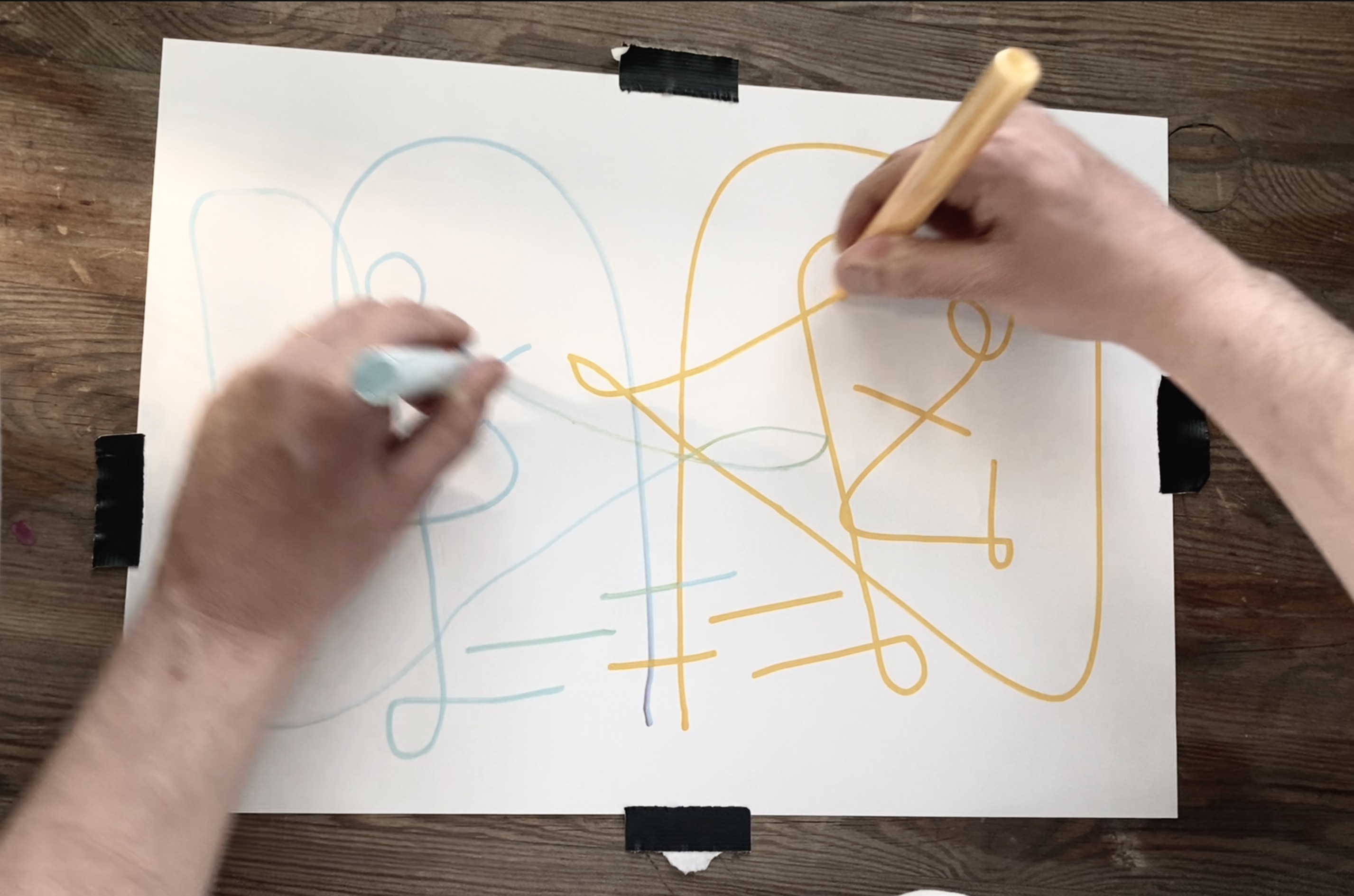 Gestural Drawing / Drumming